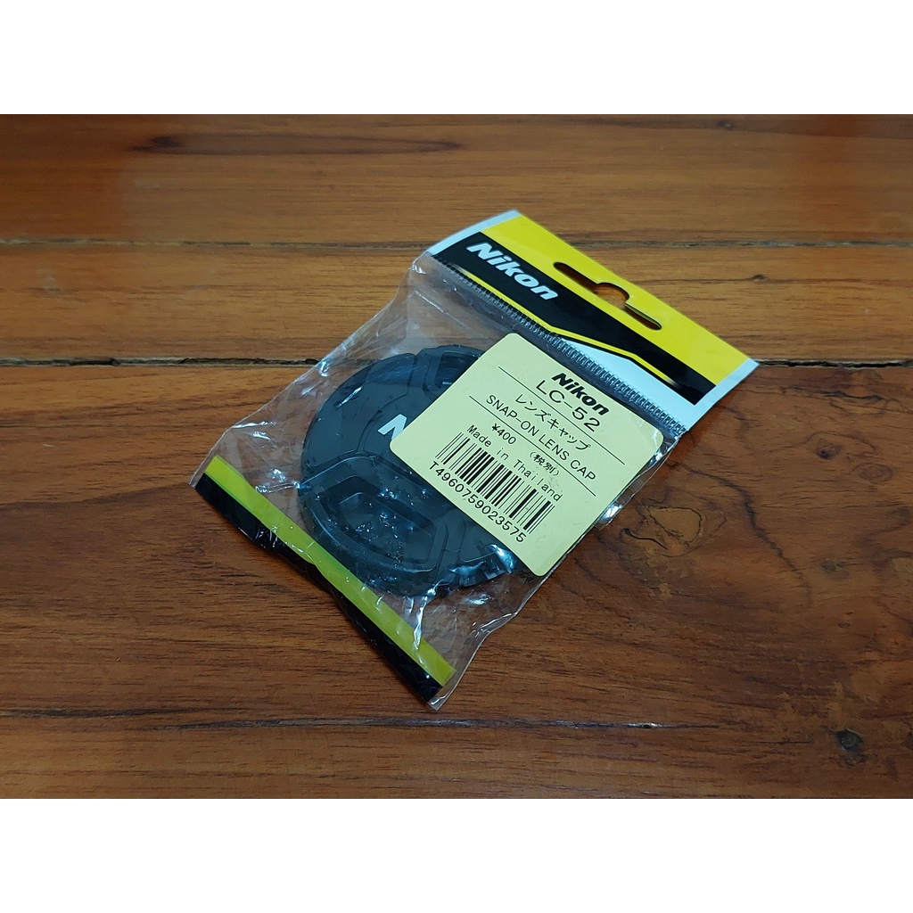 ฝาปิดหน้าเลนส์นิคอนขนาด 52mm ของแท้ ของใหม่ Original Nikon Lens Cap LC