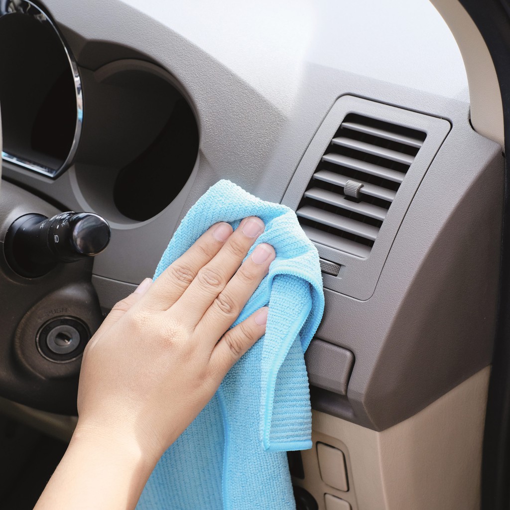 Poly-Brite โพลี-ไบรท์ ผ้าไมโครไฟเบอร์ งานกระจก (2 ชิ้น/แพ็ก) ไม่ทิ้งคราบ ทำความสะอาดครัว อเนกประสงค์ ลดแบคทีเรีย - รูปที่ 4