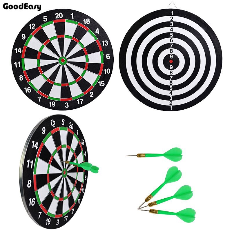 15 INCH DART BOARD / DART BOARD GAME PRO 2-SIDED WALL HOLDER / CHILDRENS BOW THROWING TOY / เกม DART