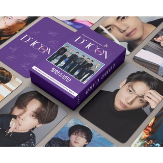 อัลบั้มรูปภาพโลโม่ Kpop Bangtan Boys BTS DFESTA Weverse DICON RM Jin J-Hope SUGA JiMin Jung Kook V จํานวน 55 ชิ้น ต่อชุด