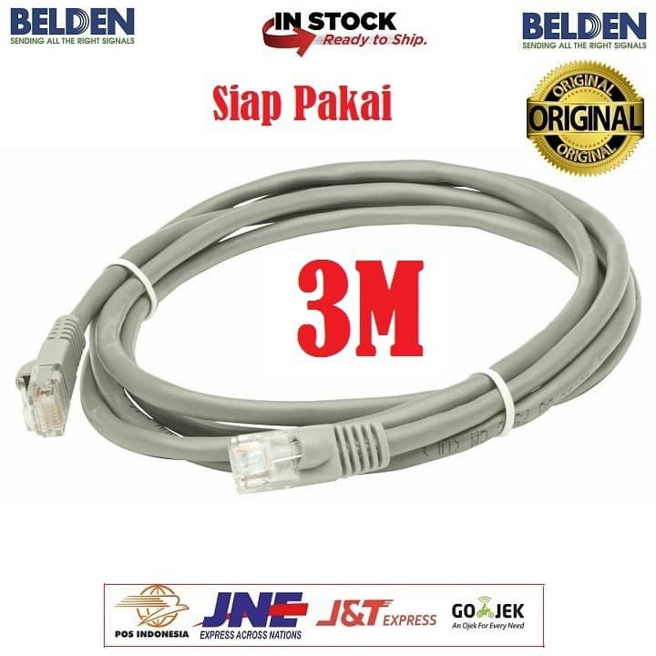Belden 3 M UTP RJ45 Cat5E สาย LAN ORIGINAL USA 3 เมตร Cat5 3m