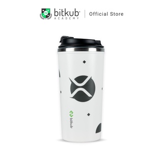 Bitkub แก้วสแตนเลสสำหรับพกพา (Tumbler) ลาย Ripple