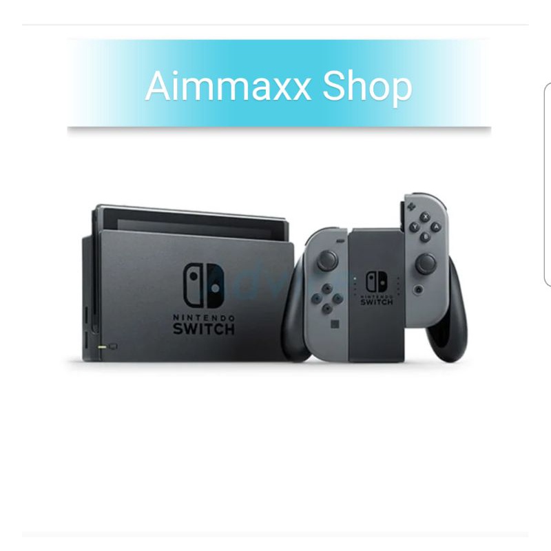 NINTENDO SWITCH Console With Gray Joycon (SWITCH-