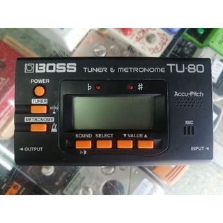 BOSS​ TUNER​ &amp; METRONOME  TU-80