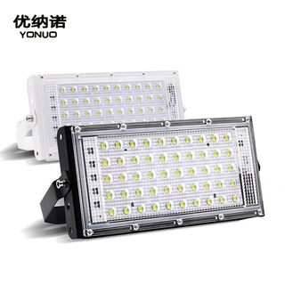 Yonuo Led Color Flood Light 50Wไฟตกแต่งกลางแจ้งฟลัดไลท์แสงสีฟ้าสีเขียวอ่อนสีแดง220V 31 Ratings