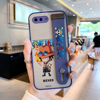 เคสโทรศัพท์มือถือ ลายการ์ตูนโจรสลัด คิง พร้อมสายรัดข้อมือ สําหรับ OPPO R15 Pro R15 Dream Mirror