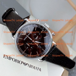 [Pre] AR11105 AR11106 AR11107 AR11123 AR11144 AR11168 AR11202 43mm Aviator Mens Watch Emporio Armani นาฬิกาผู้ชาย