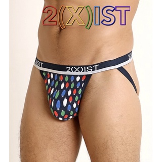 2XIST กางเกงในชาย ทรง Jockstrap ลาย party size S