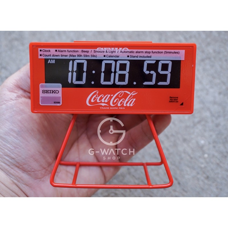 Seiko X Coca Cola รุ่น QHL901R Miniature Table Clock - A Special Limited Edition of 5,000 pieces.