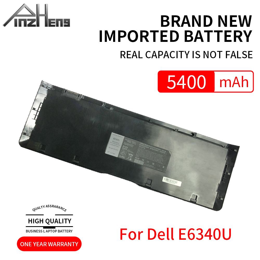 PINZHENG 11.1V 60WH New Laptop Battery For Dell Latitude XX1D1 E6120 9KGF8 E6340U E6510U 5400mAh Rep