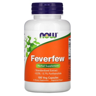 NOW Foods, Feverfew, 100 Veg Capsules