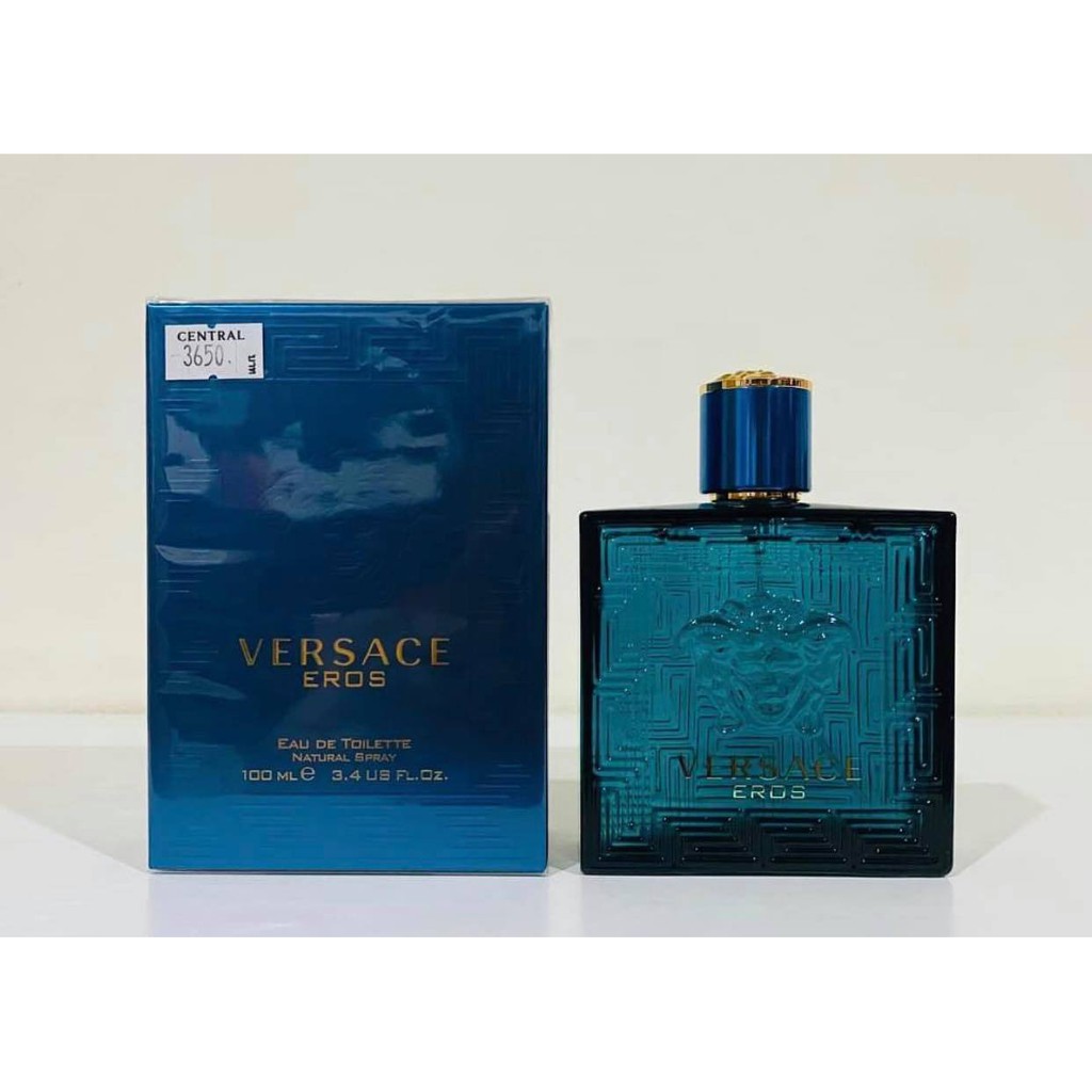 น้ำหอมแบ่งขาย ของแท้ 100% น้ำหอม Versace Eros Pour Homme EDT 10 ml. น้ำหอมเวอซาเซ่ กลิ่นหอมสดชื่นเหม