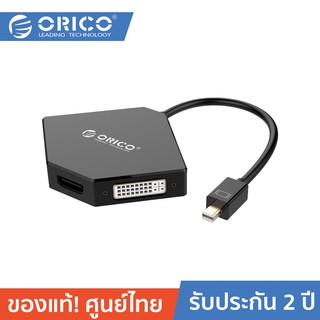 ORICO DMP-HDV3S Mini DisplayPort to HDMI / DVI / VGA Adapter Black