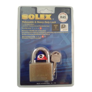 SOLEX แม่กุญแจคอสั้น