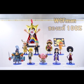 (ยกเซ็ต 9ตัวละคร) (มือ2 มีกล่อง lot JP) One Piece WCF Stampede กลุ่มหมวกฟาง งานลิขสิทธิ์แท้จากค่าย Banpresto)