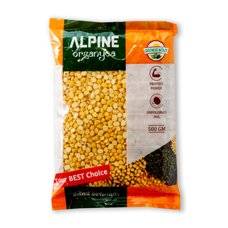 &lt; ยอดนิยม  &gt; อัลไพน์ ถั่วลูกไก่ผ่าซีก 500 กรัม Alpine Chana Dal 500 g