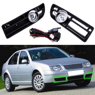 ขายดี ไฟตัดหมอกฮาโลเจน LED ติดกันชนหน้ารถยนต์ สําหรับ VW Bora Jetta MK4 1999-2007