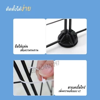คอกสัตว์เลี้ยงDIYกรงสัตว์เลี้ยง กรงแมวและสุนัขกรงแมว กรงกระต่าย ประกอบง่าย ออกแบบได้ตามต้องการ