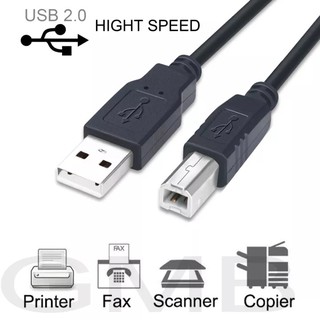 สาย USB 2.0 เครื่่่องปริ้นเตอร์ Printer ความยาว 1.8m./ 5m.