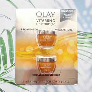 (Olay®) Vitamin C + Peptide 24 Hydrating Moisturizer 48 g โอเลย์ วิตามินซี + เปปไทด์ มอยซ์เจอไรเซอร์ สำหรับใบหน้า