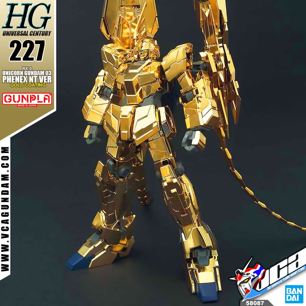 ⭐️ BANDAI GUNPLA HIGH GRADE UNIVERSAL CENTURY HGUC HG 1/144 UNICORN GUNDAM 03 PHENEX MODE NT VER GOL