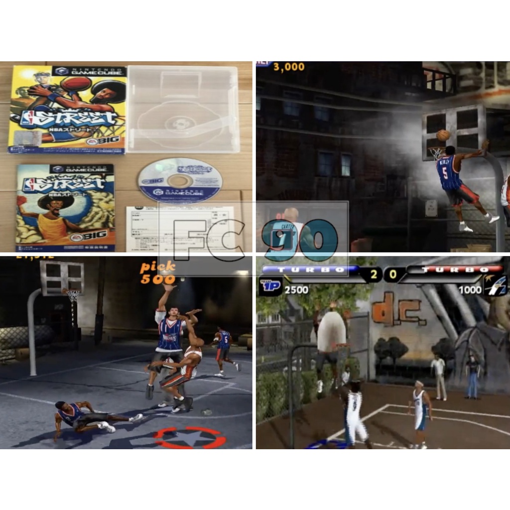 แผ่นเกม NBA STREET [GC] แผ่นแท้มือสองญี่ปุ่น มีปลอก กล่อง คู่มือ สำหรับเกมคิวบ์ Gamecube