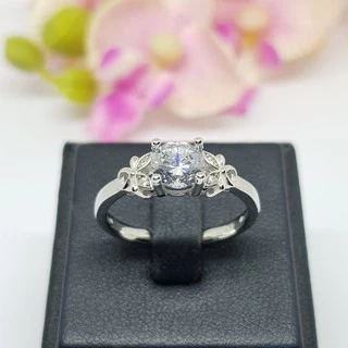 Memorine Jewelry แหวนเงินแท้ 925 ฝังเพชรสวิส (CZ) : ONLR266