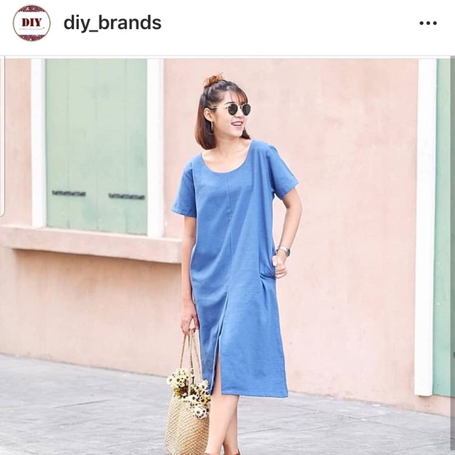 ส่งต่อ เดรส diy_brands ราคา 250.- #diy_brands