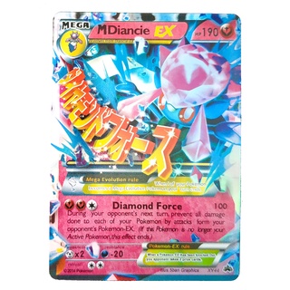 Diancie Mega EX XY44 เดียนซี่ Pokemon Card Vivid Series ภาษาอังกฤษ