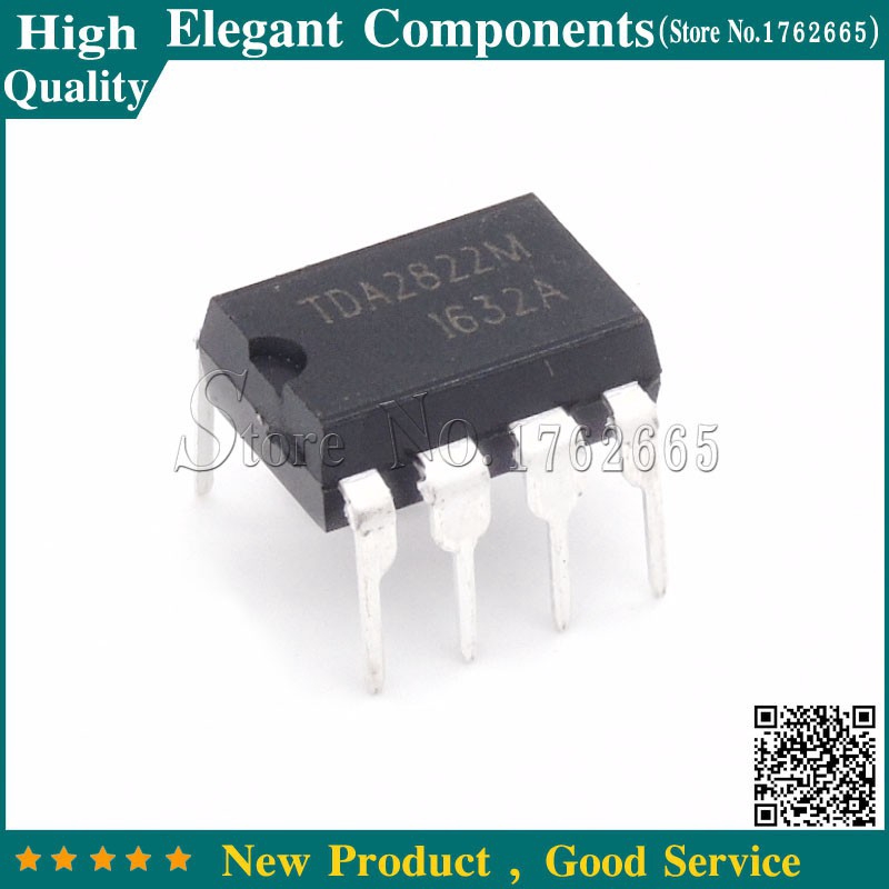 20PCS TDA2822 DIP TDA2822M DIP8 3-6V Audio Power Amplifier NEW