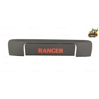 ครอบมือจับท้ายฟอร์ดเรนเจอร์ Ford RANGER 2012-รุ่นปัจจุบัน ครอบมือจับท้าย ผิวดำ โลโก้แดง (AOS)