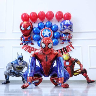 ลูกโป่งSuper Hero 3D เซต 3 ตัวขนาดใหญ่