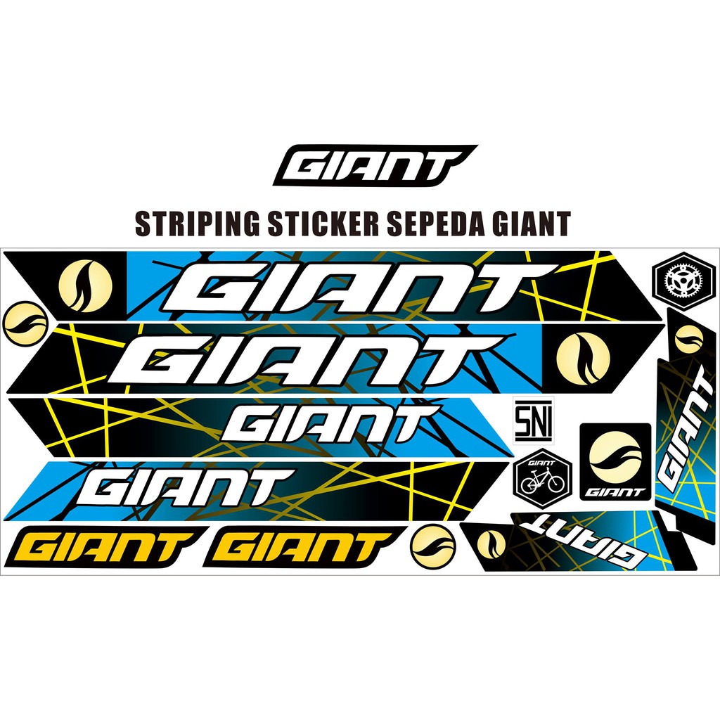 GIANT ART BIKE BIKE BIKE DECAL STRIPING