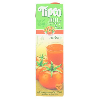 🔥สินค้าขายดี!! ทิปโก้ เวจจี้ น้ำมะเขือเทศแท้ 100% 1 ลิตร Tipco Veggie 100% Pure Tomato Juice 1 Liter