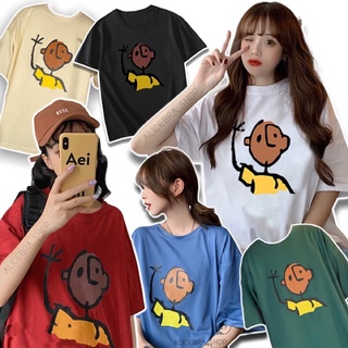 🌟𝗔𝗟𝗜𝗖𝗘𝗕𝗥𝗔🌟เสื้อยืด เสื้อOVERSIZE ผ้านิ่มใส่สบาย มี6สี พร้อมส่ง!!