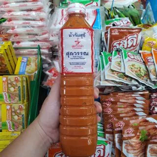Suki Exp 01/2027[750ml.]น้ำจิ้มสุกี้ สูตรไหหลำ น้ำจิ้มสุกี้ตามร้านตามสั่ง ตรา ศุภวรรณ