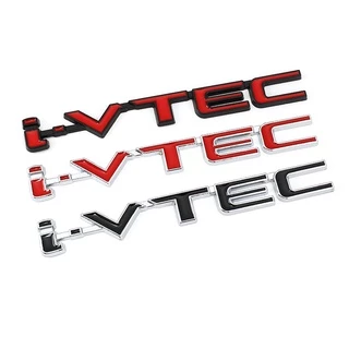 3D VTEC โลโก้ป้ายสัญลักษณ์โลหะ Decals สติกเกอร์รถสําหรับ Honda City cb400 i-VTEC vfr800 cb750 Civic Accord Odyssey Spirior