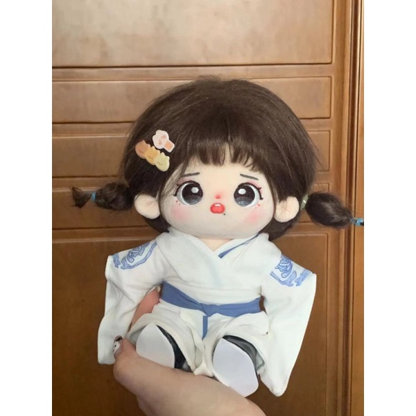 [ของใหม่] ตุ๊กตาเซียวจ้าน Wei Zan Zan ผมเส้น (Xiao Zhan) ลํานํากระดูกหยก ปรมาจารย์ลัทธิมาร 20 ซม. ตั