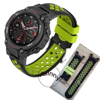 ซิลิโคน amazfit t rex pro Watch สายไนล่อน amazfit t rex smartwatch watch bands