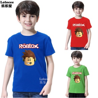 เสื้อยืด พิมพ์ลายเกมมือถือ Roblox สําหรับเด็กผู้ชาย และเด็กผู้หญิง