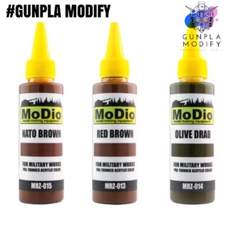 MODIO สีอะคริลิคผสมสำเร็จ สีเฉดทหาร 60 ml