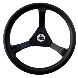 พวงมาลัยเรือ Plastic ABS Marine Boat Steering Wheel 3 Spoke Grip 13-1/2 Inch