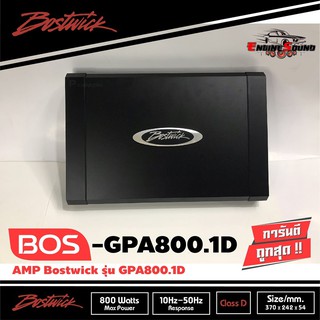 เพาเวอร์แอมป์ติดรถยนต์ BOSTWICK รุ่น BOS-GPA800.1D CLASS D สีดำ เครื่องเสียงติดรถยนต์,เพาเวอร์ติดรถยนต์,ราคา 4900 บาท