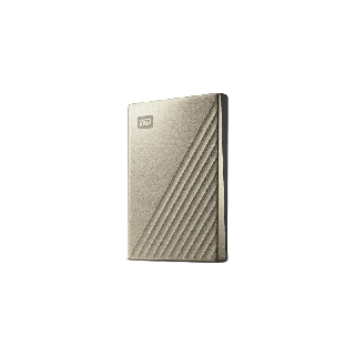 Western Digital HDD USB-C 2 TB External Harddisk สี GOLD ฮาร์ดดิสก์แบบพกพา รุ่น MY PASSPORT ULTRA USB-C ขนาด2.5