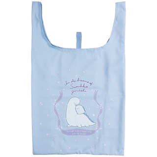 กระเป๋า Eco Bag ลาย Sumikko Gurashi Shopping Bag แบบ Tokage &amp; Mom สีฟ้า