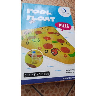 แพPizza Pool Float🍕🍕สีสดใส  กินไม่ได้ แต่ลอยน้ำได้จ้ะ