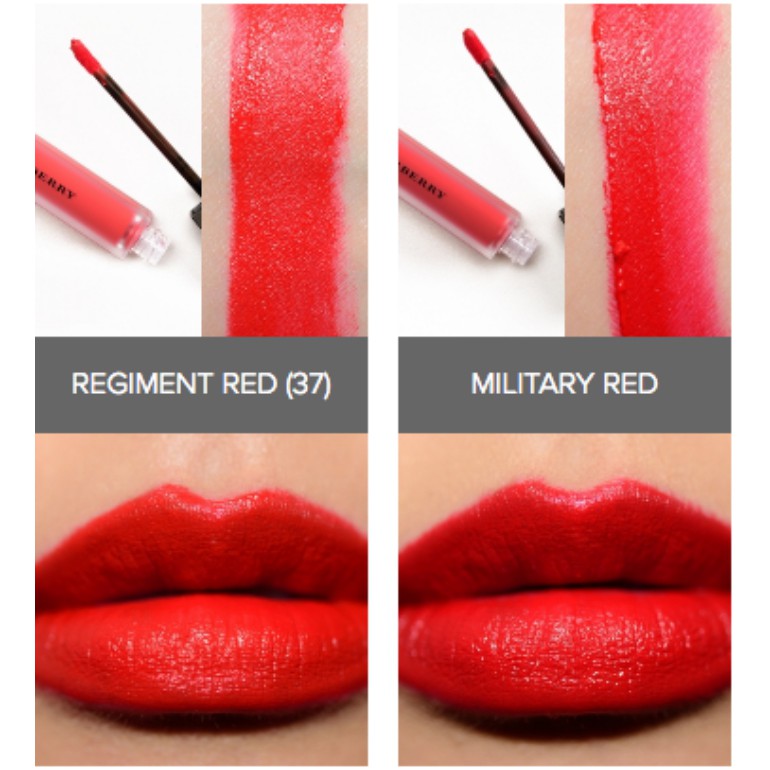 burberry liquid lip velvet military red
