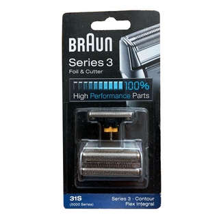 Braun Series 3 Foil and Cutter 31S Replacement Pack Silver