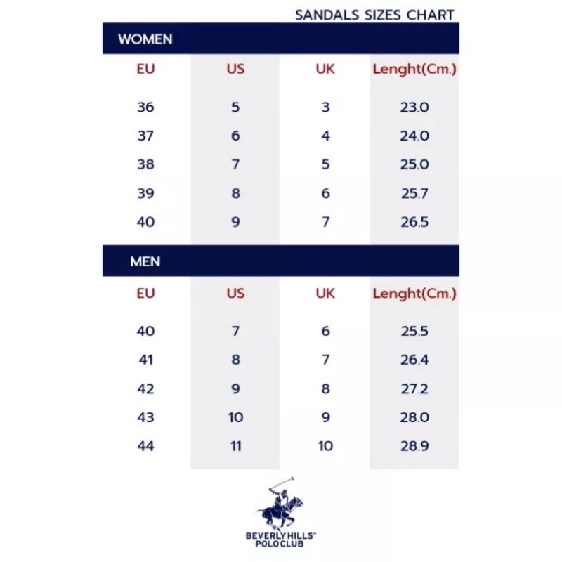 Limited  Beverly  hills polo club รองเท้าแตะแบบสวมผู้ชายรุ่นยีนส์ปรับได้และไม่ได้แท้💯ป้ายห้อยมีถุงแบร์นให้