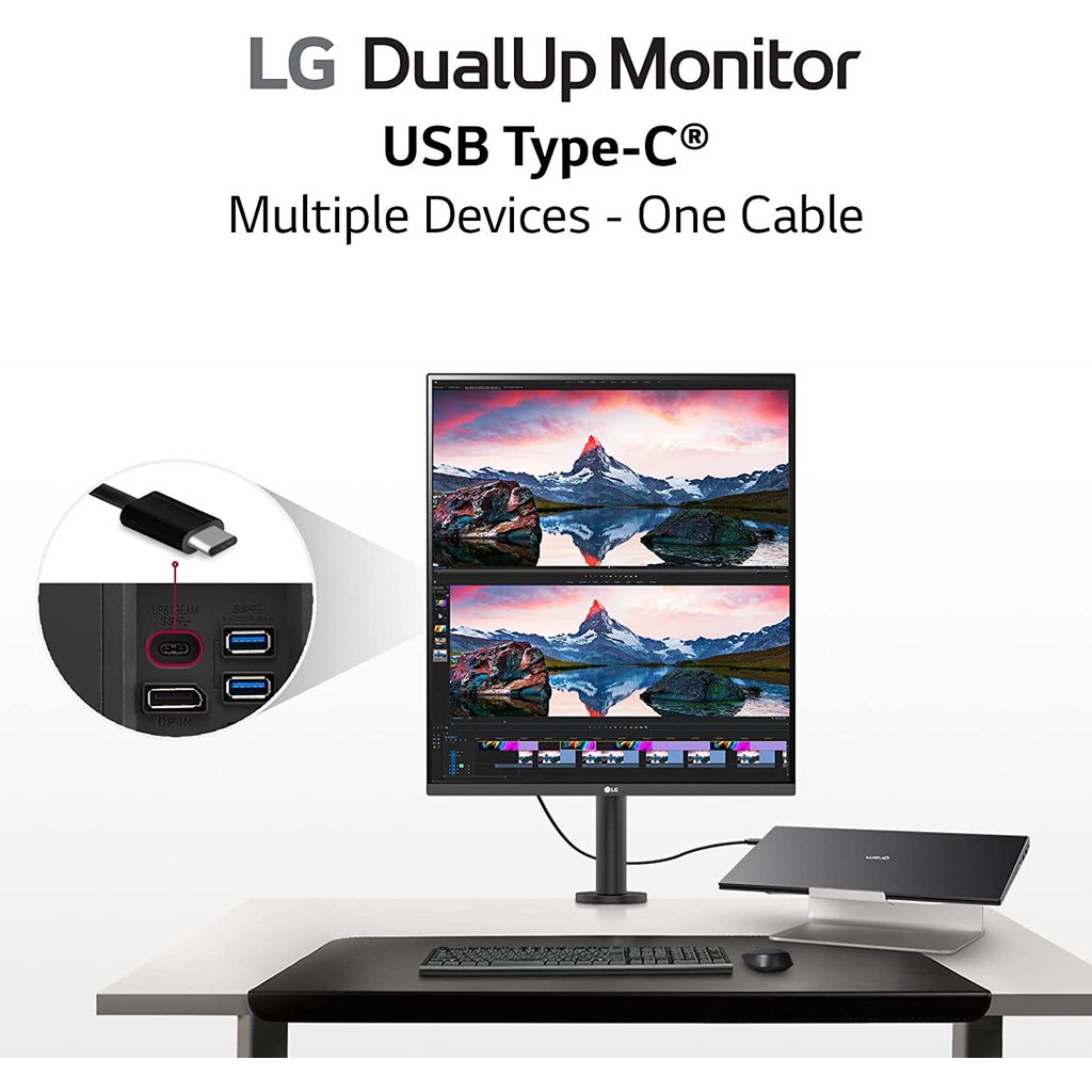 大人気定番商品 LG デュアルアップ モニター 28MQ780-B 27.6インチ